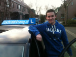 Joris 1x geslaagd na 30 lessen 29-1-2014